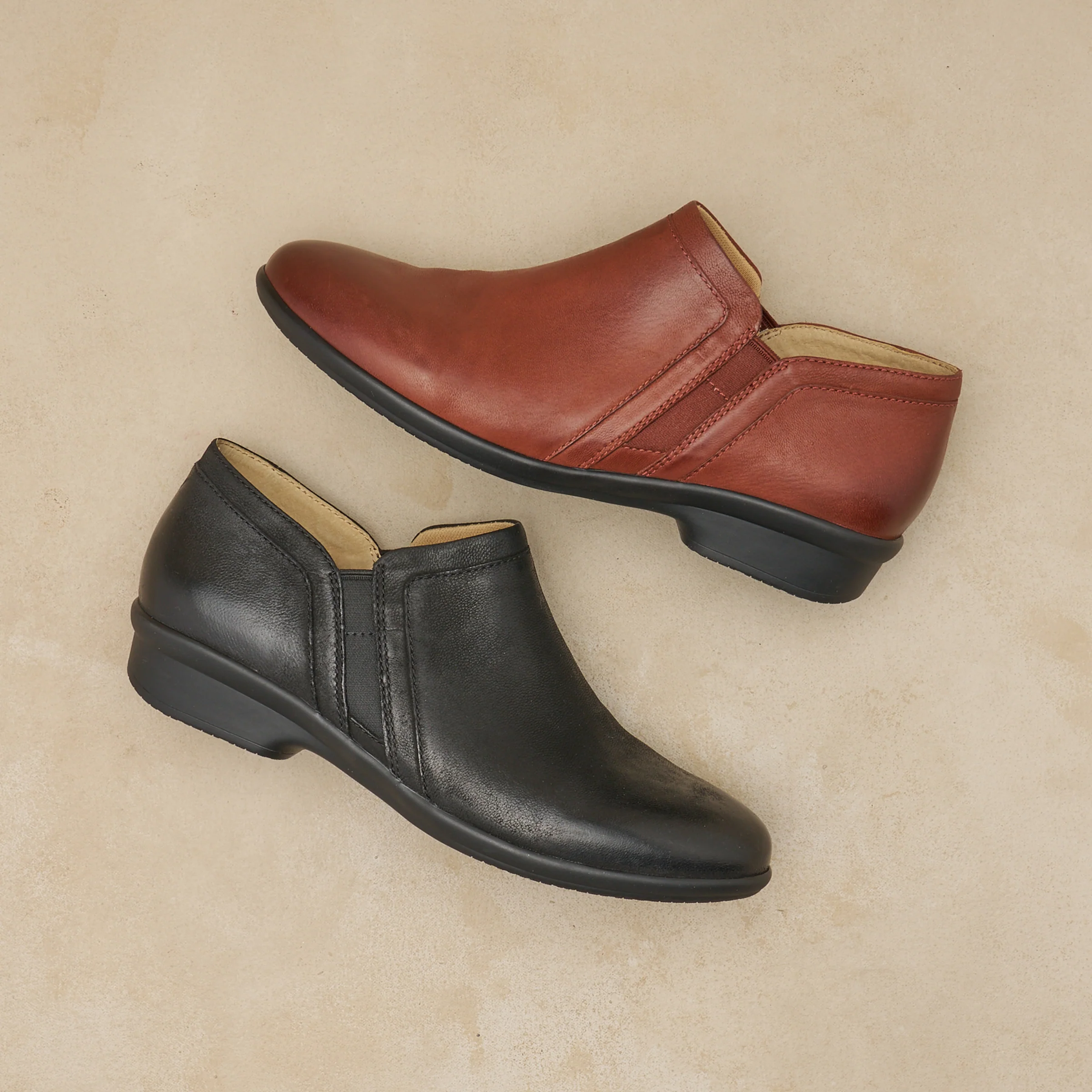 Cheryl Wide Black Burnished Nubuck - Image 5