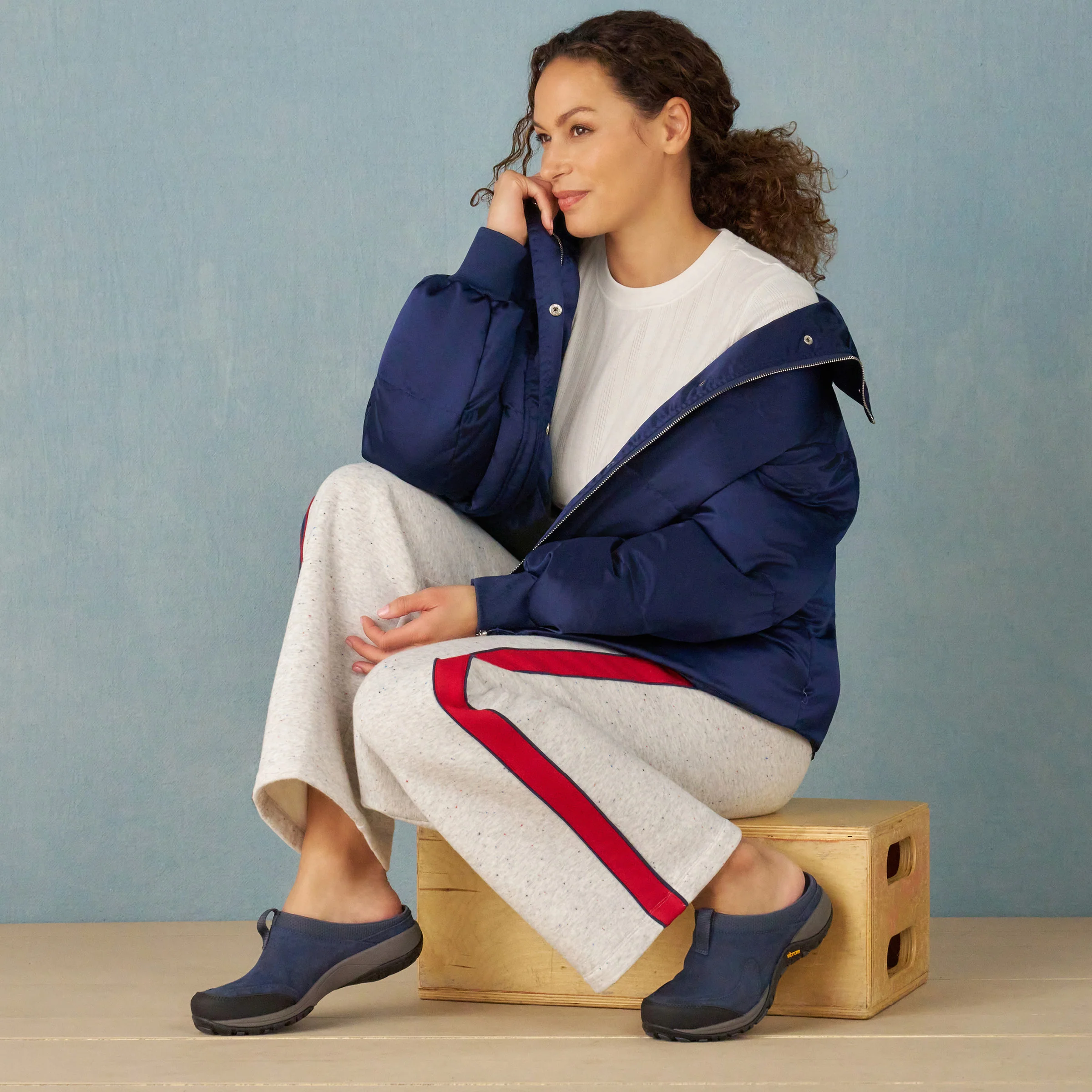 Pia Navy Leather - Image 5