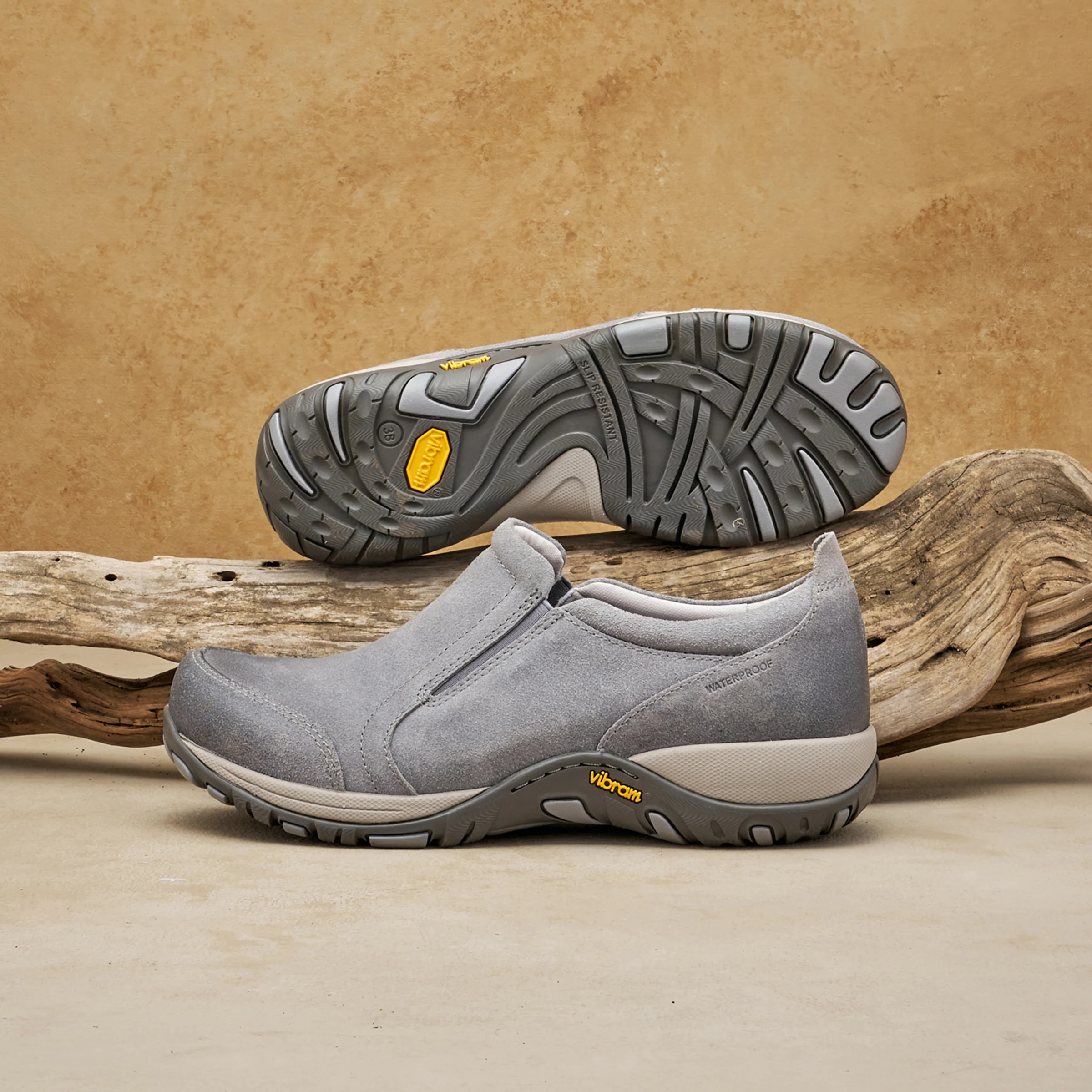 Pippy Grey Waterproof Burnished Suede - Image 5