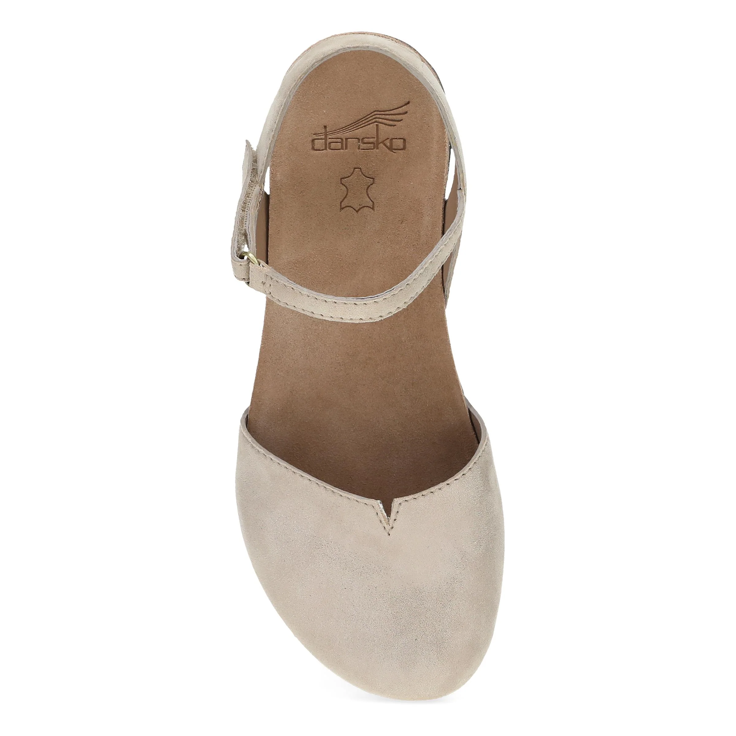 Rowan Beige Sparkle Suede - Image 6