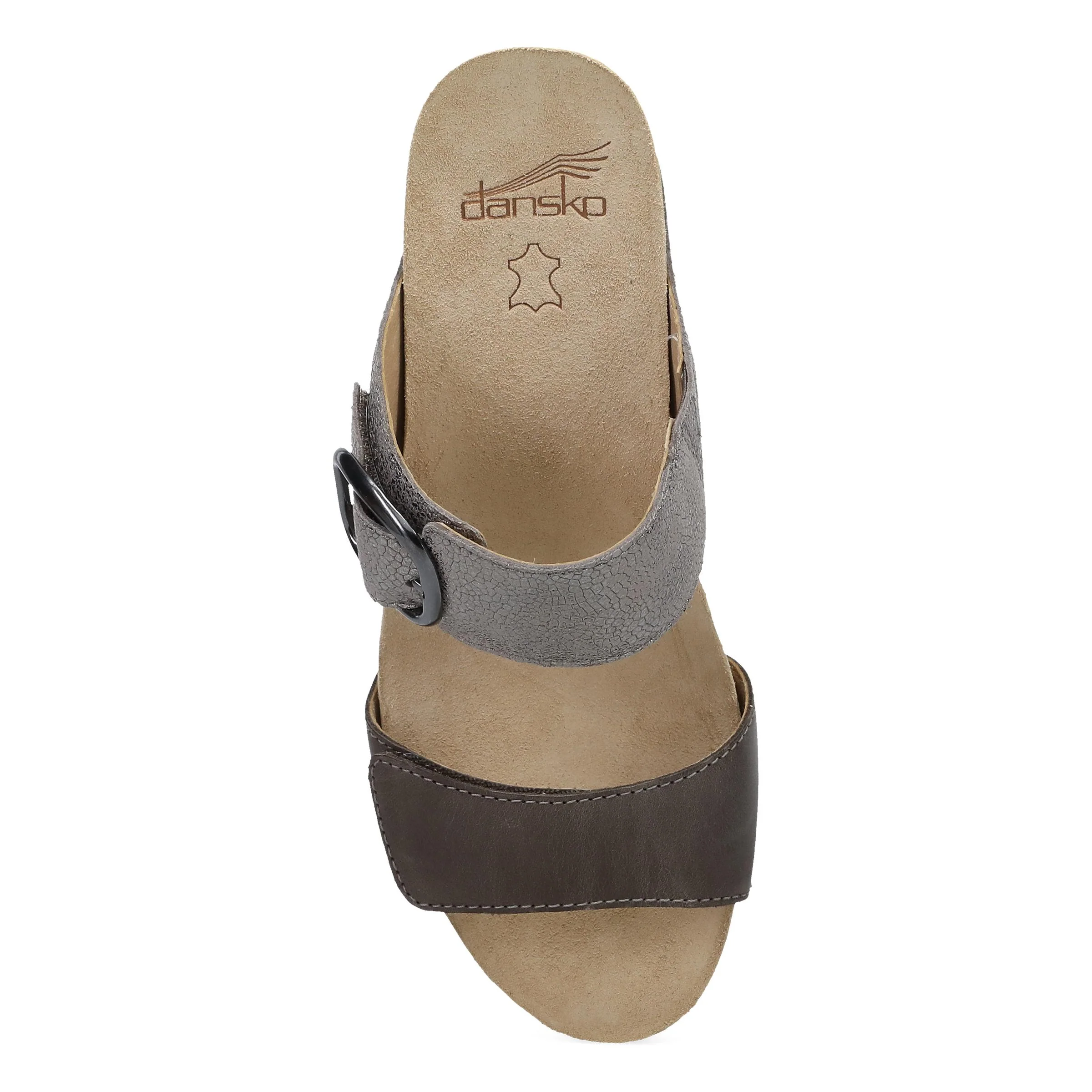 Shannon Pewter/Taupe Leather - Image 6