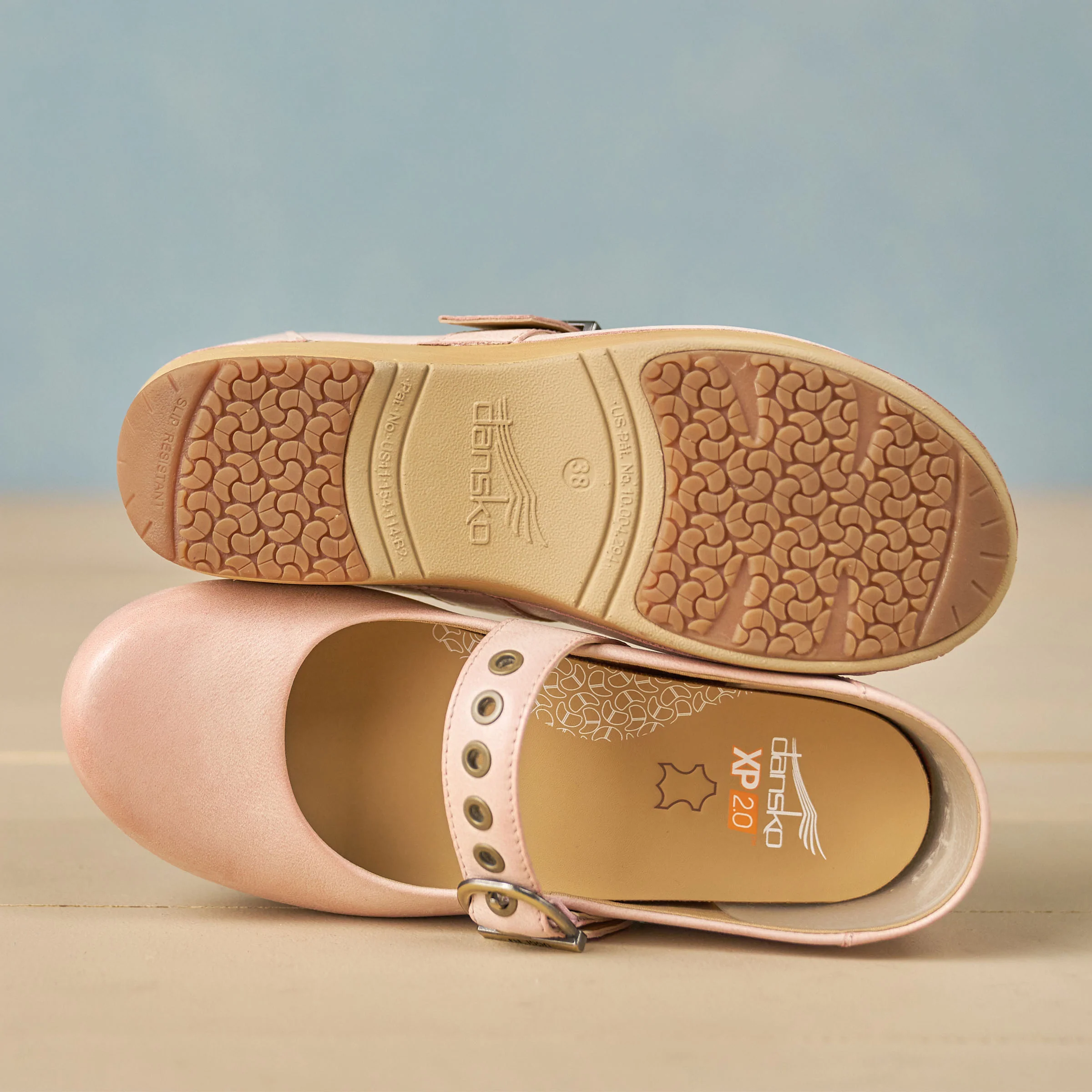 XP 2.0 Mary Jane Clog Pink Leather - Image 6